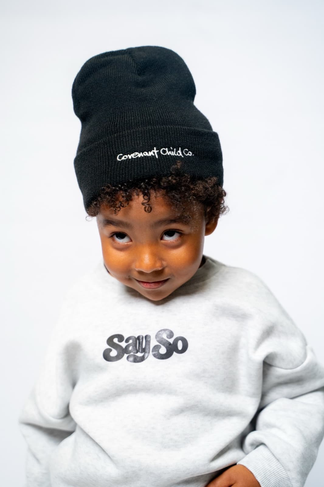 Black Covenant Child Co Beanie