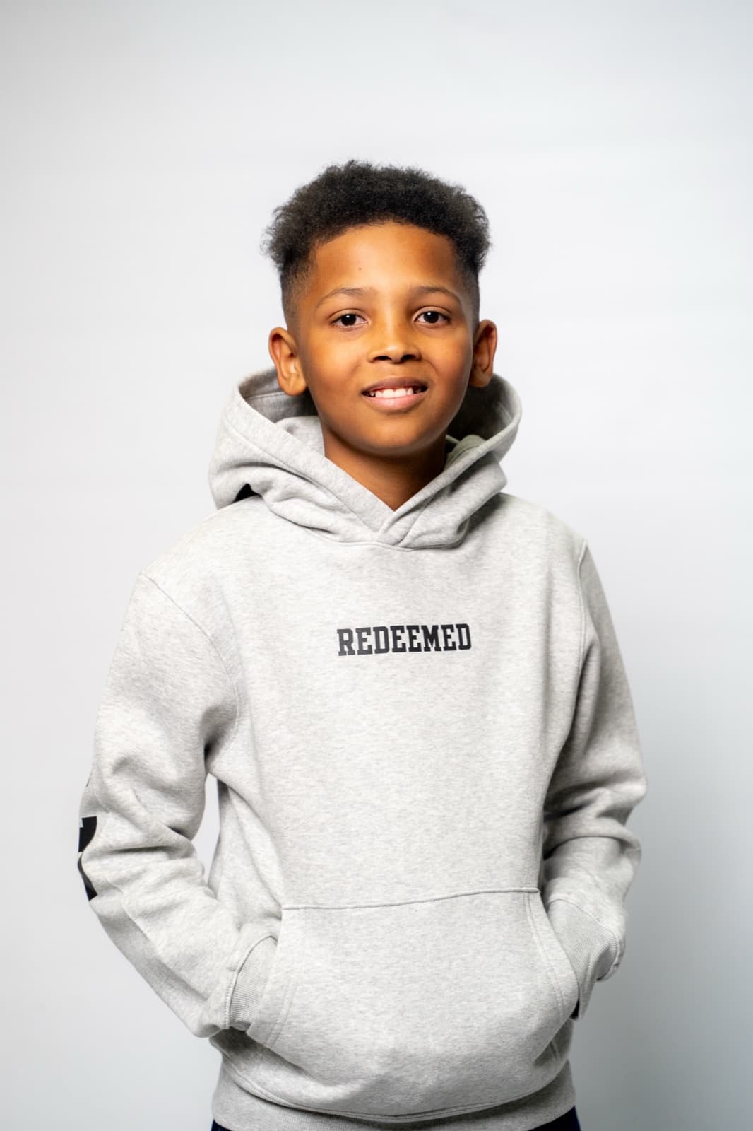Grey Redeemed Hoodie