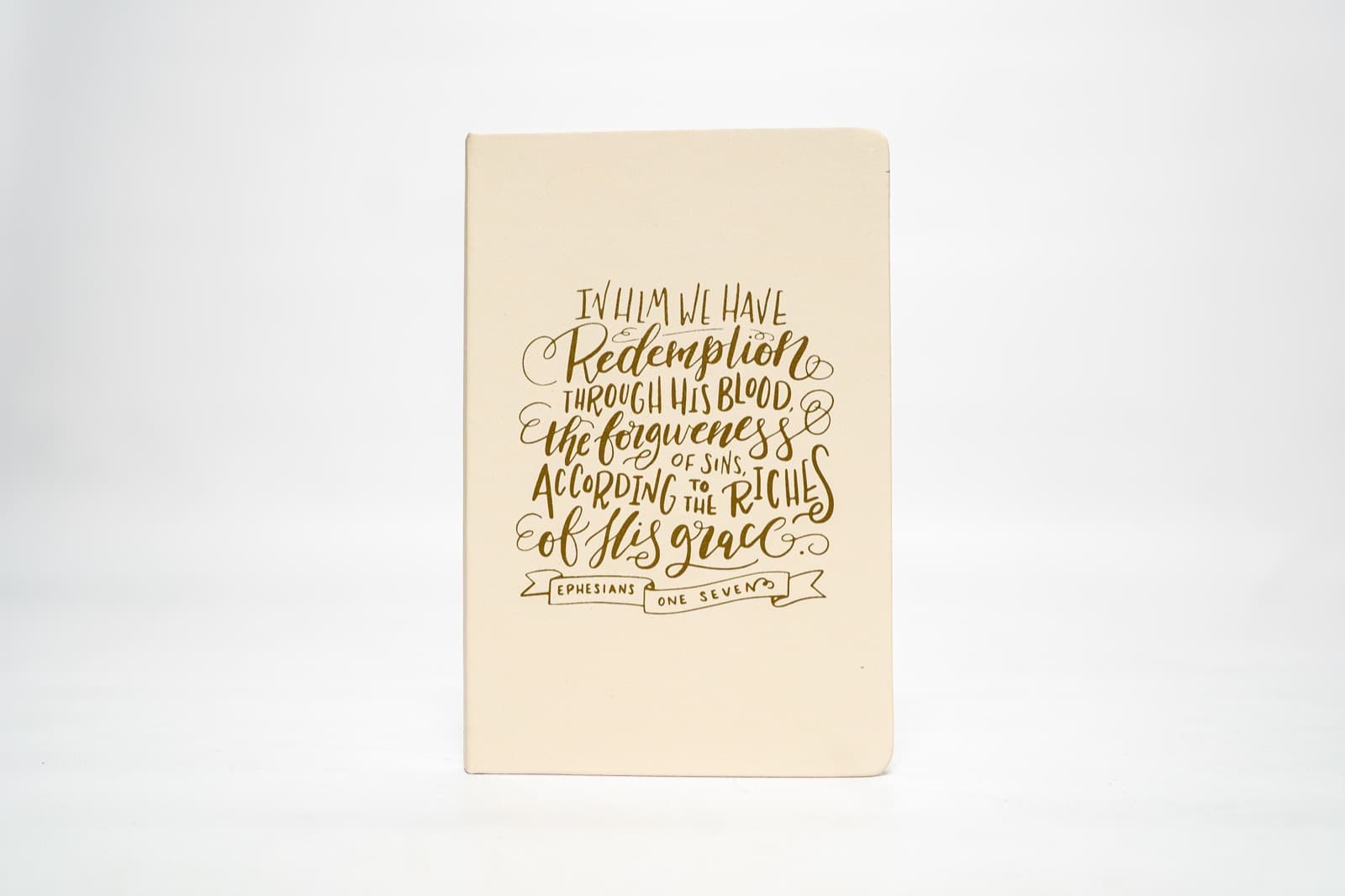 Cream Scripture Journal