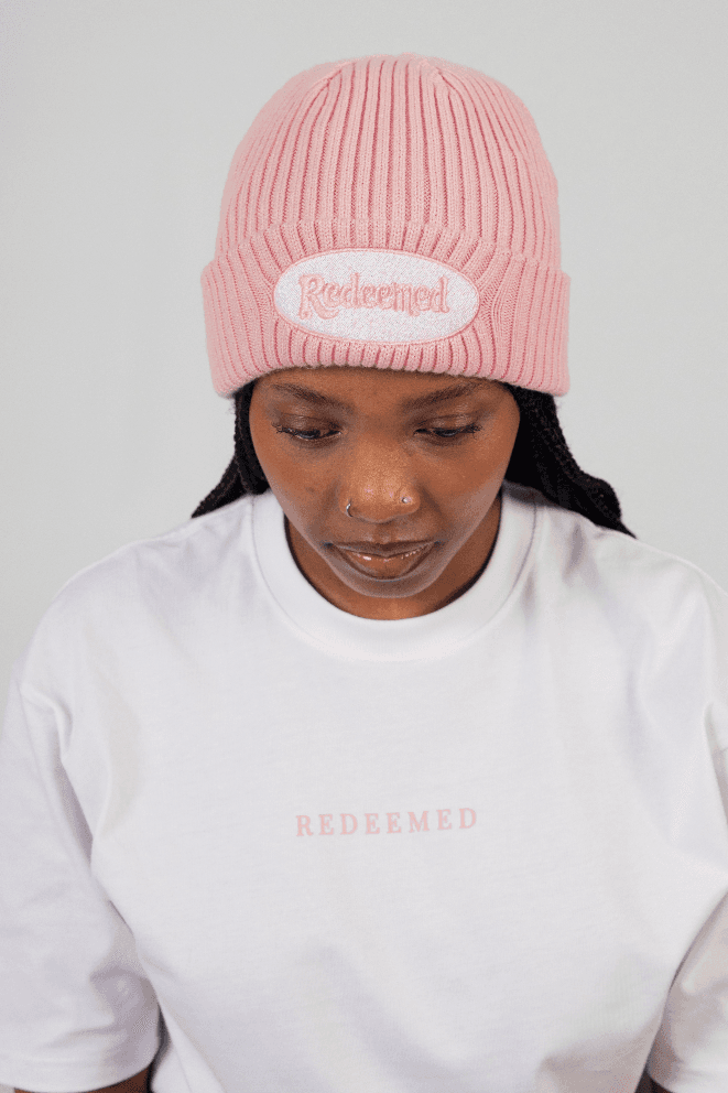 Pink Redeemed Beanie