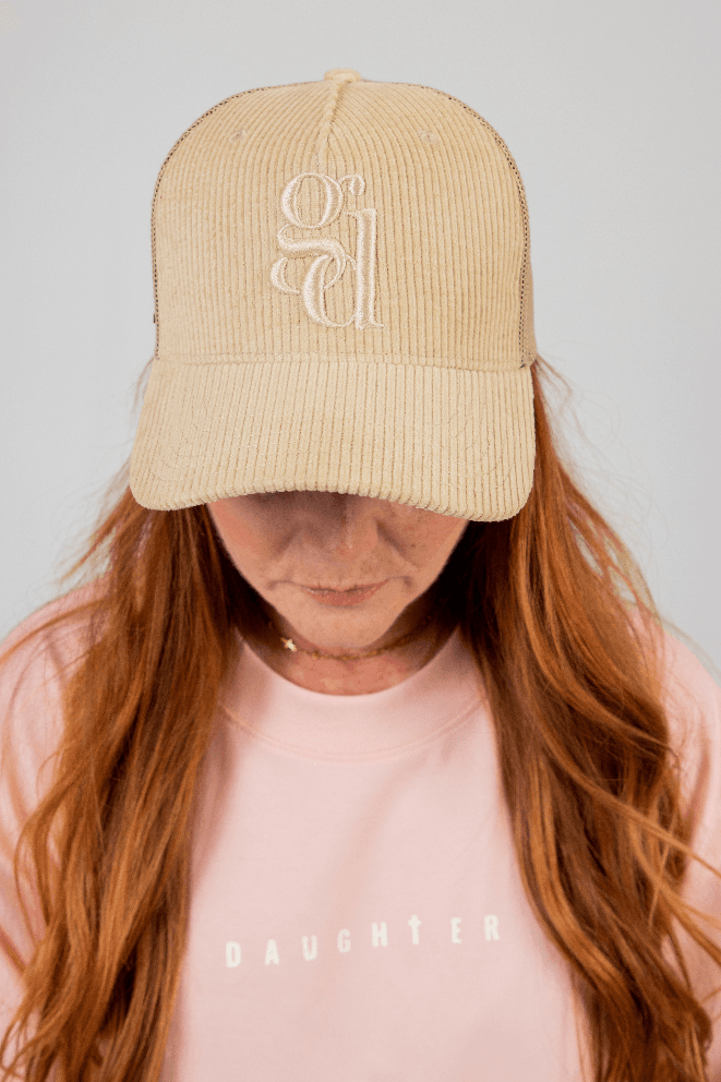 Beige Corduroy GD Cap