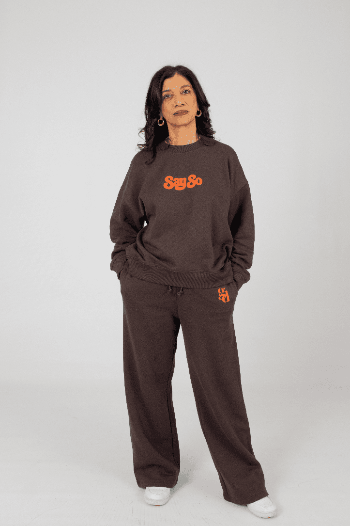 Brown Say So Tracksuit