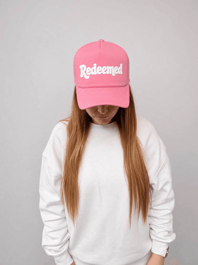 Pink Redeemed Trucker Cap (SnapBack)