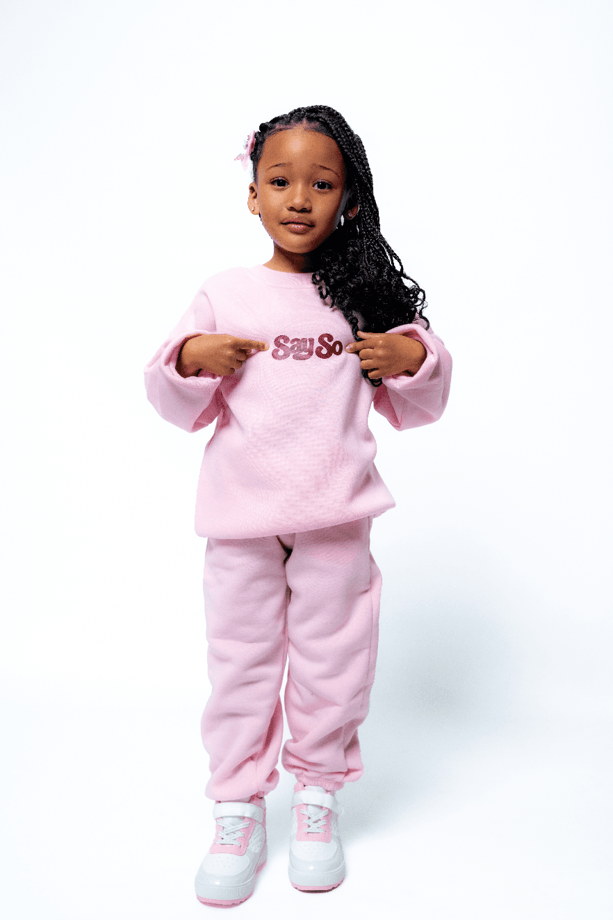 Pink Say So Kids Sweater