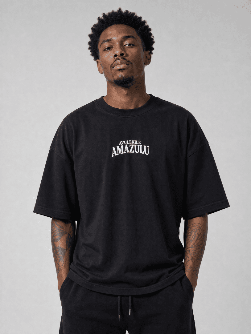 Avulekile Amazulu Black T-Shirt