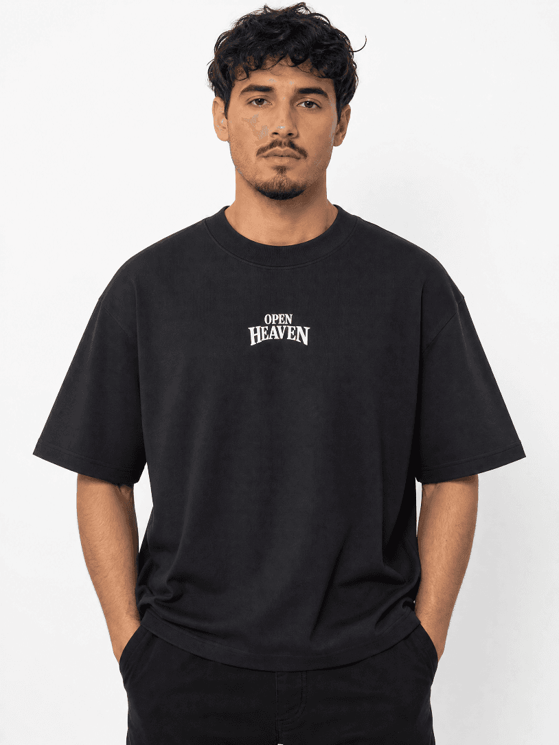 Black Open Heaven T-Shirt