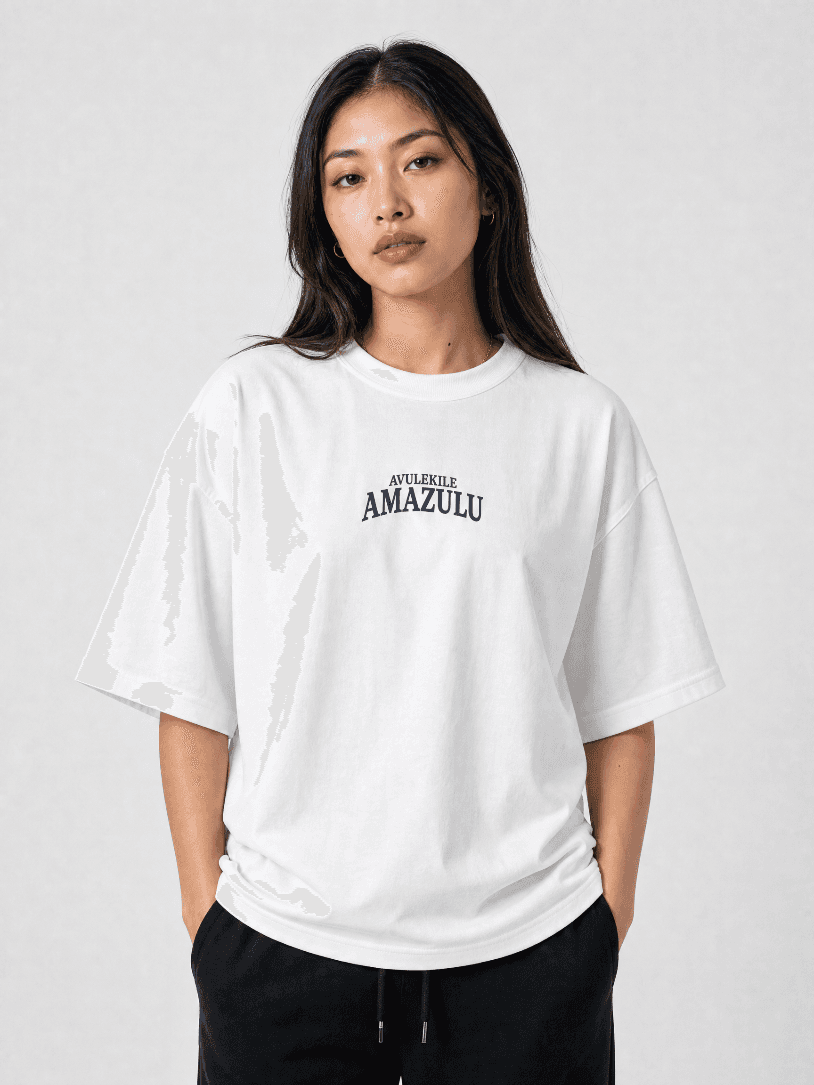 White Avulekile Amazulu T-shirt