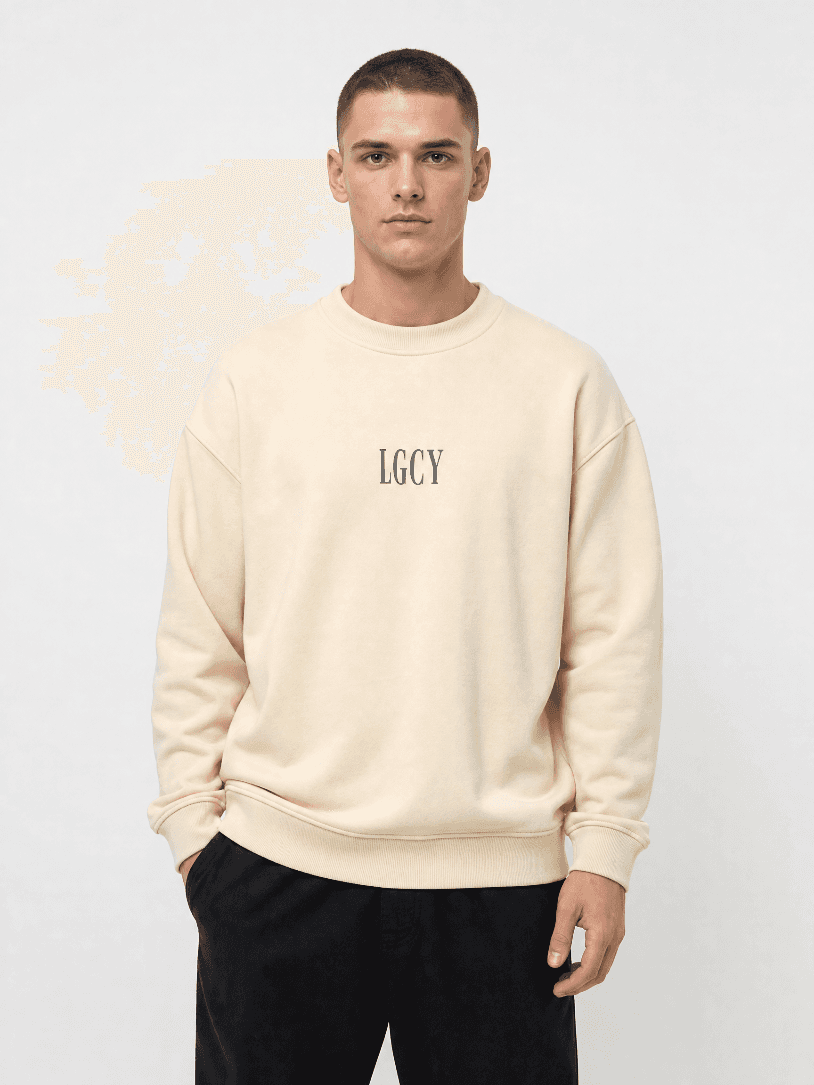 Cream Legacy Sweater