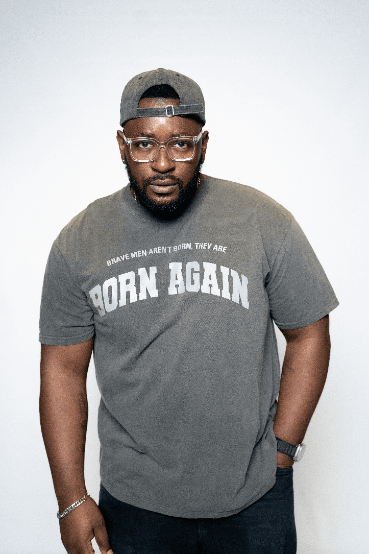 Grey Born Again T-shirt