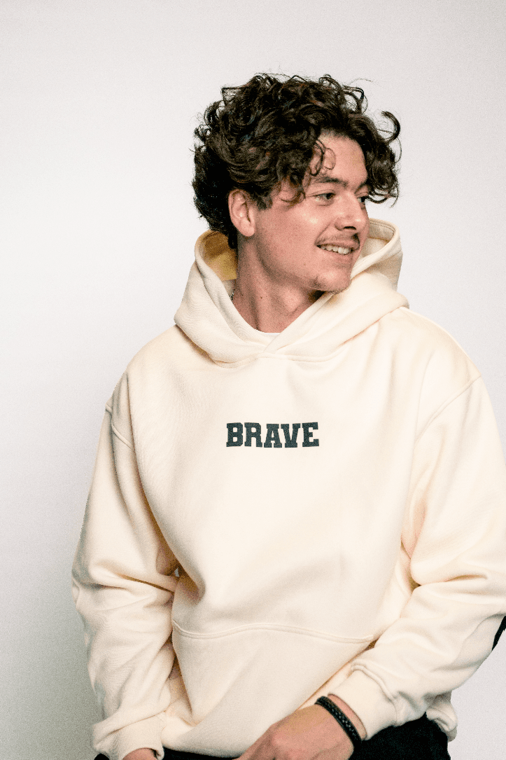 Cream Courageous Hoodie